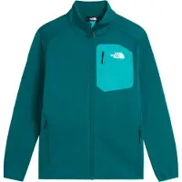 The North Face - Polaire technique zippée - M Crest Full Zip Jacket Pacific Teal TNF Black pour Homme - Taille XL - Vert