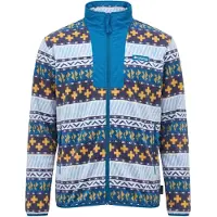 Columbia Veste en polaire fonctionnelle 'Sequoia Grove II' bleu / bleu marine / bleu clair / jaune