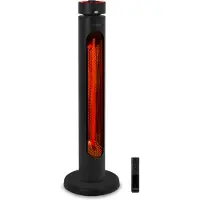 Vonroc Chauffage de terrasse Panarea - 2000 W - oscillant | télécommande incluse