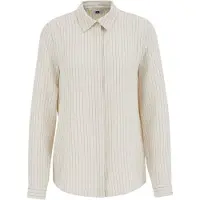We fashion Chemisier marron / blanc