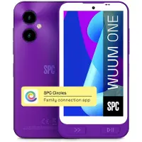 SPC Spécifications : Wuum One, capacité 4/64 Go, écran 5 pouces, taille unique, adaptateur secteur pour Europe (220V), taille unique