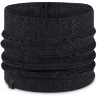Buff Knitted Neck Warmer Noir