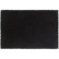 vidaXL Tapis de porte noir 40x60 cm fibre de coco touffeté