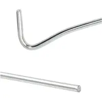 vidaXL Piquets de tente 25 pcs 30 cm Ø7 mm acier galvanisé