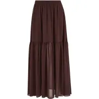 We fashion Jupe brun foncé