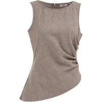 We fashion Chemisier brun foncé / marron chiné