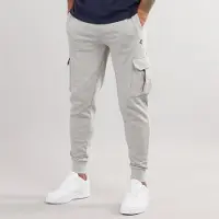 Threadbare Pantalon de jogging Stefan homme, Gris Chiné