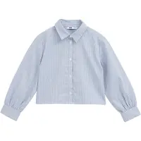 We fashion Chemisier bleu / bleu clair / blanc