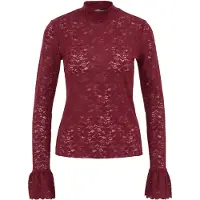 We fashion Chemisier rouge foncé