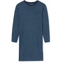 Schiesser Pyjama court 'Comfort Essentials' bleu foncé