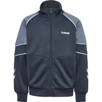 Hummel Veste de survêtement gris / graphite / blanc