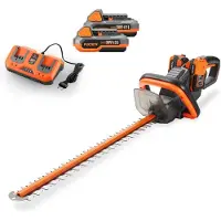 FUXTEC Coupe-haies sans fil 40V, modèle FX-E2HSSET | Coupe-haies avec une longueur de coupe de 61 cm | Épaisseur de coupe de 26 mm | Poignée pivotante