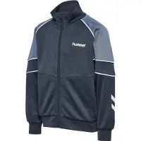 Hummel Veste de survêtement gris / graphite / blanc