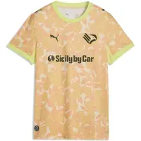 Puma Palermo Fc 26/27 Replica Away Junior Short Sleeve T-shirt Jaune 13-14 Years Enfants
