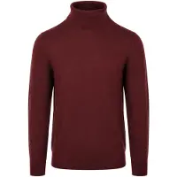 Suitable Pull Col Roulé Merino Bordeaux