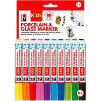 Marabu Stylo de peinture sur porcelaine et verre Enfants (10x)