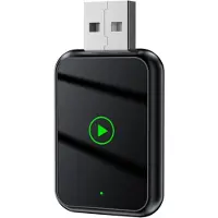 INF Adaptateur Sans Fil Intelligent Carplay & Android Auto - Clé USB 2-en-1 Black