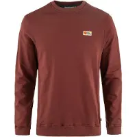 Fjällräven - Sweat en coton organique - Vardag Sweater M Maroon en Coton - Taille M - Bordeaux