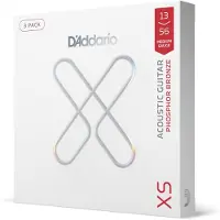D'Addario XSAPB1356-3P 13-56 Medium XS PB Coated 3-Pack