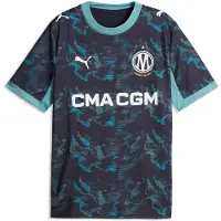 Puma Maillot de Football - Marseille à l'extérieur - Marine/Balt - - 8 ans (128) - Maillot de Football