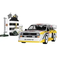 COBI Kit de montage Audi Quattro Sport Rally Légende, blanc/jaune, échelle 1:35