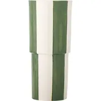 Bloomingville - Vase Floki - Vert - Grès (1x, 8 l)