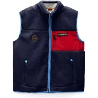 Napapijri Gilet 'Yupik 2' bleu marine / rouge