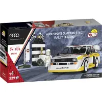 COBI Kit de montage Audi Quattro Sport Rally Légende, blanc/jaune, échelle 1:35