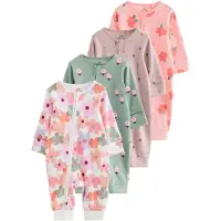 Next Pyjama bleu clair / noisette / rose / blanc
