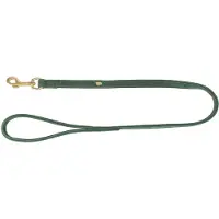 Trixie Smycz miejska Pure, dla psa, skórzana, XS–S: 1,20 m/10 mm, szałwiowa (S, XS, Chien, Général, Promenade)