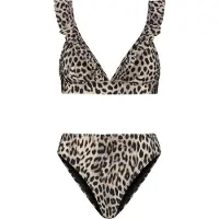 The Sunshine Brand Bikini 'Bobby' crème / brocart / noir