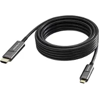 Vision TC 10MUSBCHDMI+/BL, 10 mètres, USB Type-C, HDMI Type A (standard), Mâle, Mâle, Câble droit