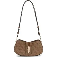 GUESS pour femme. HWSG2378730 Sac à bandoulière mini convertible logo Yvonne beige (OSFA), Casuel, Polyuréthane