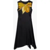 Desigual Robe jaune / jaune chiné / noir