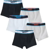 Next Sous-vêtements gris chiné / rouge / noir / blanc