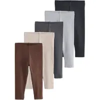 Next Leggings mastic / chocolat / gris foncé / noir