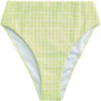 Next Bas de bikini citron vert / blanc