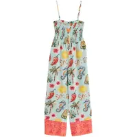 Next Combinaison jaune / menthe / corail / rouge