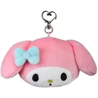 Sakami Merchandise Filles, Porte-clés, Sanrio porte-clés peluche My Melody 6 cm, Multicolore