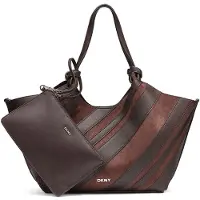 DKNY pour femme. R63AME49 Sac Paula Moyen marron (OSFA), Casuel, Polyuréthane