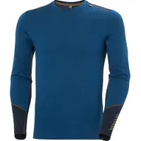Helly Hansen Lifa Merino Midweight Col rond, homme, bleu
