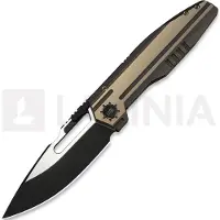 We Knife Reveille, Bronze Titanium, Black Stonewash/Satin