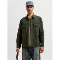 Jack & Jones Colton Canvas Overshirt Vert XL Homme