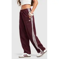 Adidas Originals Pantalon 'Firebird' rouge foncé / blanc