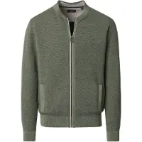 Casamoda Gilet Zip Structure Vert