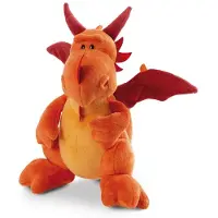 Nici , ours en peluche Dragon, 20 cm, couleur orange. Kinder, orange, taille unique