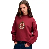 Superdry Sweat-shirt jaune clair / sapin / bordeaux