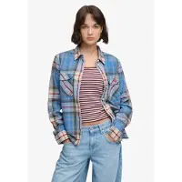 Superdry Chemisier beige / bleu marine / opal / rouge