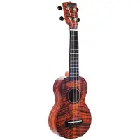 Mahalo MA1KA Artist Elite Series Photo Flame Koa Ukulélé soprano
