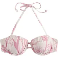 Next Hauts de bikini rose / blanc